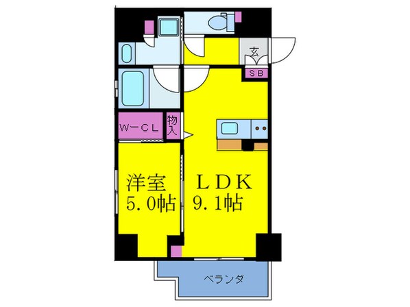 ジ・アドレス梅田の物件間取画像